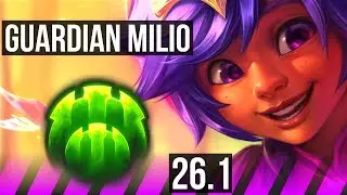 MILIO & Smolder vs BLITZCRANK & Yasuo (SUP) | Good KDA: 2/1/22, Guardian | NA Grandmaster | 26.1