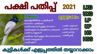 കുട്ടികൾക്ക് എളുപ്പത്തിൽ തയ്യാറാക്കാവുന്ന പക്ഷി പതിപ്പ് |Bird Magzine Malayalam|Pakshi pathipp std 3