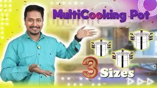 3 Size of MULTICOOKING POT With Demo Cooking 😍💕👌