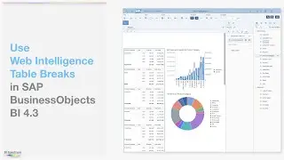 Use Web Intelligence Table Breaks in SAP BusinessObjects BI 4.3 - BI Spectrum Academy