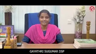 TNPSC Group 1 Topper GAYATHRI SUGUMAR DSP Speech Video