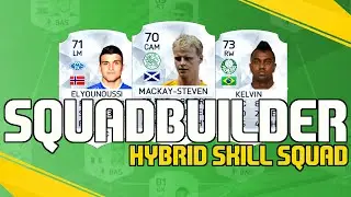 FIFA 16 - 15K SILVER/GOLD HYBRID SKILL SQUAD W/ 4x5* SKILLERS
