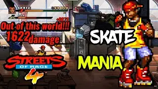 Streets of Rage 4 (v5) Arcade Gameplay - Mania - Skate (SOR3)