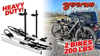 Reviewing the Young Electric Folding Double Ebike Rack 200lb capacity