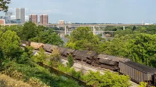 CSX Coal Train Derailment Along the James River in Richmond, Virginia