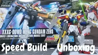 Speed BUILD HG 1/144 WING GUNDAM ZERO - #gundam