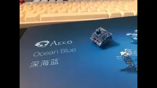 Stock Akko CS Ocean Blues + BM80 Kit (Sound Test)