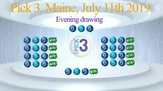 180$!! 9 winning forecasts Pick 3 Maine 11th June  2019 evening