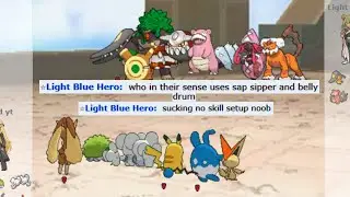 WHEN YOU TROLL WITH SAP SIPPER BELLY DRUM AZUMARILL ON POKEMON SHOWDOWN!!