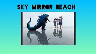 Sky mirror beach ❤️