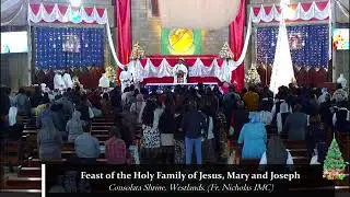 Consolata Shrine Live  28/12/2025  :00 M,  Feast of the Holy Family Jesus, Mary and Joseph