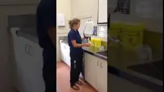 cleaning of a drench gun