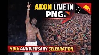 AKON LIVE PERFORMANCE IN PORT MORESBY, PNG🇵🇬