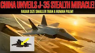 Китайский истребитель-невидимка J-35: шокирующая сигнатура радара размером с ладонь!