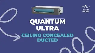 Quantum Ultra&trade; 12,000 BTU 18.5 SEER2 230V Ceiling Concealed Ducted Mini-Split AC Inverter Heat Pump