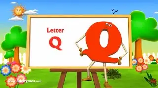 Letter Q Song - 3D Animation Learning English Alphabet ABC Song For Children