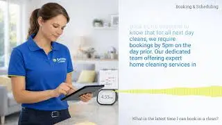 ⌛ What is the latest time I can book a clean?