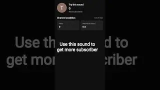 Use This Sound & Gain More Subscribers 🔥📈 | Viral Audio Trick#shorts