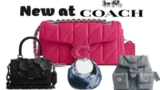 NEW HANDBAGS AT COACH Summer 2024 - Coach Tabby, Jonie, Rogue 26 & more