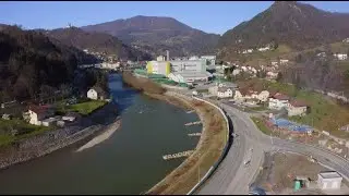 V Laškem postavili največjo mobilno protipoplavno zaščito