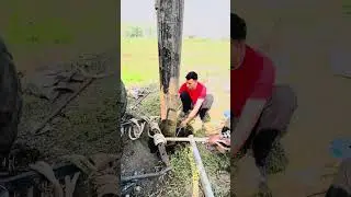 Keshig nikalne ke liye deshi jugad #youtube #farming #mahindra605