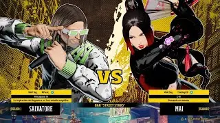 FatalFury: City Of The Wolves Salvatore Vs. Mai #cotw #kofstudio #snk #salvatoreganacci #maishiranui