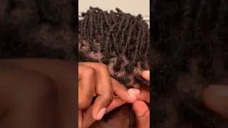 REATTACHING MICROLOCS ON SHORT HAIR #dreads #locmethod #interlocs #locs #dreadlocks #microlocs