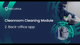 2 Cleanroom cleaning module back-office app
