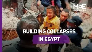 Three-storey building in Egypt collapses killing mother and children