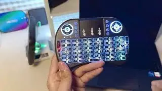 2.4G Air Mouse with Touchpad Keyboard i8 Arabic French Spanish Russian