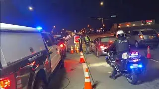 FONTANA DUI & DL CHECKPOINT ON FOOTHILL BLVD & HEMLOCK AVE ON SAT 12-8-2025 1/2