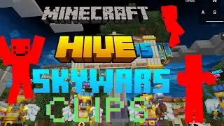 Minecraft hive skywars clips (180 fps)