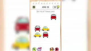 Brain Test All-Star: IQ Boost Level 112 Get rid of these cars!