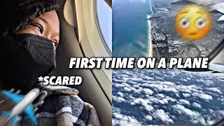 MY FIRST TIME FLYING ON A PLANE😳✈️ going to Miami FL