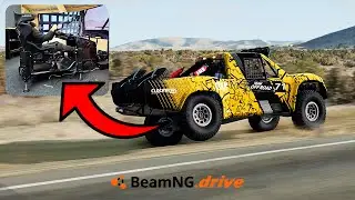 Dakar Rally Suspension Test in BeamNG.Drive - FULL MOTION SIMULATOR Gameplay