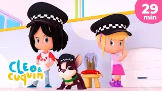 COPS AND ROBBERS | Cleo & Cuquin: Educational videos for children