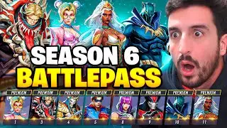 ALL SEASON 6 BATTLEPASS SKINS in MARVEL RIVALS!