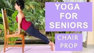 CHAIR PROP YOGA FOR SENIORS - YOGA WITH CHAIR AS PROP - FULL BODY STRETCH YOGA - Target Yoga