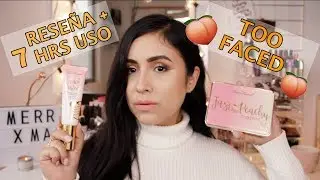 RESEÑA TOO FACED PEACHES & CREAM + 7HRS WEAR-TEST | GABSY