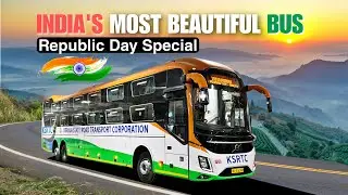 VOLVO BUS INSPIRED BY INDIAN FLAG 🇮🇳 | KERALA GOVT LUXURIOUS VOLVO 9600 SLX SLEEPER BUS 
