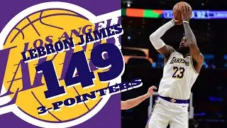 LeBron James ALL 149 Three-pointers in 2023-24 NBA Regular Season #lebronjames #lakers