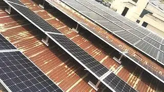 Ishisolar.in installed 30 KW solar site on tin shed