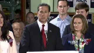 Rick Santorum Presidential Announcement Full Speech (C-SPAN)