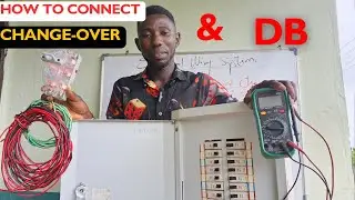 How to Wire changeover switch & distribution board (DB) | Step by step
