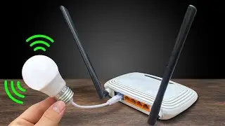 Интернет не нужен! Поставьте лампочку в старый Wi-Fi роутер! Гениальная идея