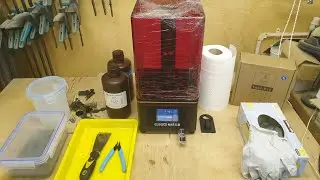 Setting up and testing my new Elegoo Mars Pro 3D printer - a genuine new user experience