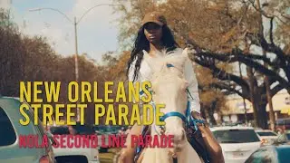 Incredible NOLA Street Party - New Orleans Second Line Parade - Takin' It To The Streets March 2018