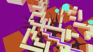 Dancing Line - The Halloween Puzzle: 2D-3D Reverved glitch