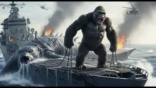 King Kong Unchained vs Sea Monster | Ship Turned Into Battlefield