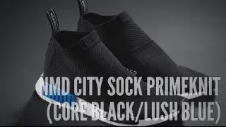 NMD CITY SOCK PRIMEKNIT (CORE BLACK/LUSH BLUE)/ SNEAKERS T
